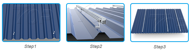 suporte de montagem solar