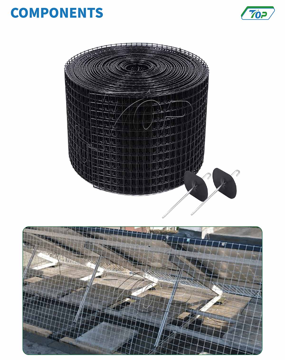 bird mesh for solar panels