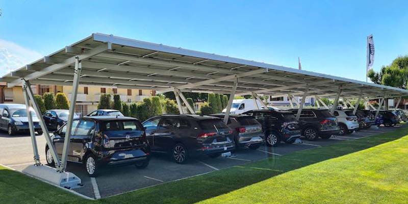 Residential Solar Carport for Off-Grid Living