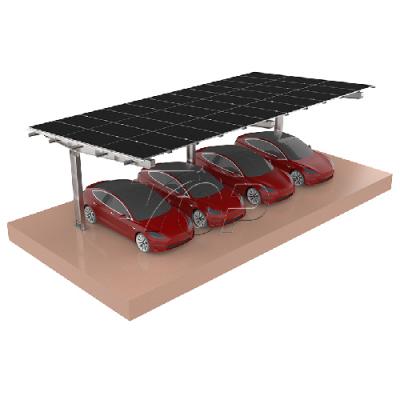 carport with solar panels