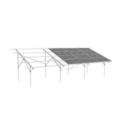 W-type ground solar racking