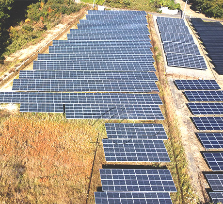 Sistema solar de montagem no solo de 1,2 MW no Japão