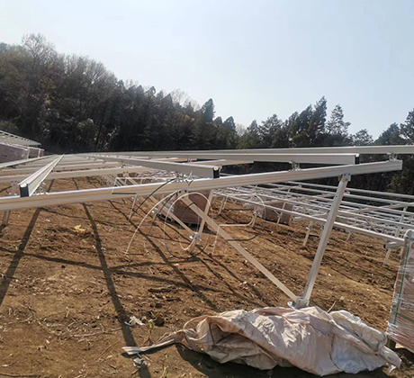 401KW Solução de rack de montagem no solo solar