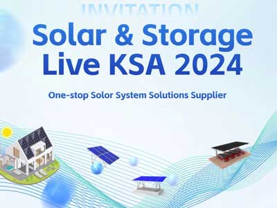 Convite para exposição: Junte-se a nós no 2024 KSA Solar & Storage Live Show!