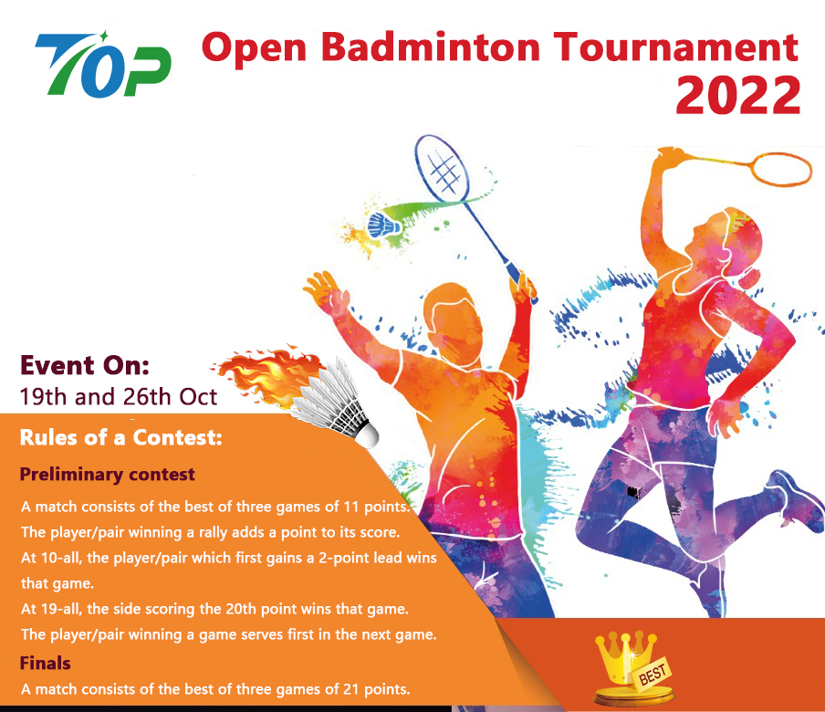 Primeiro Torneio Aberto de Badminton da Top